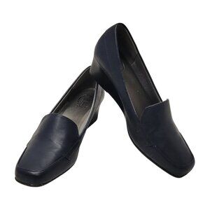 LIFE STRIDE Woman's NAVY BLUE Loafer Shoes Pump Slip On SIMPLY COMFORT size 8